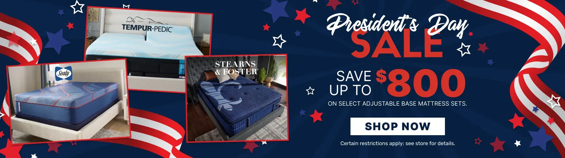 President's Day Save Up To $800